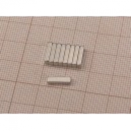 Neodymový hranatý magnet 10 x 5 x 1 mm