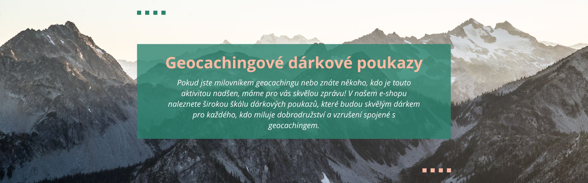 Dárkové poukazy na nákup geocachingových věcí