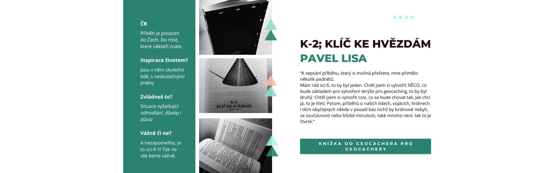 Knížka od geocachera pro geocachery